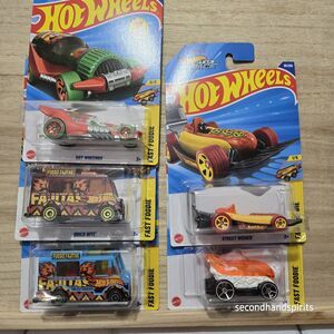 Hot Wheels Fast Foodie, Street Weiner,Sushi Tuner,Quick Bite, Hot Wheengs.